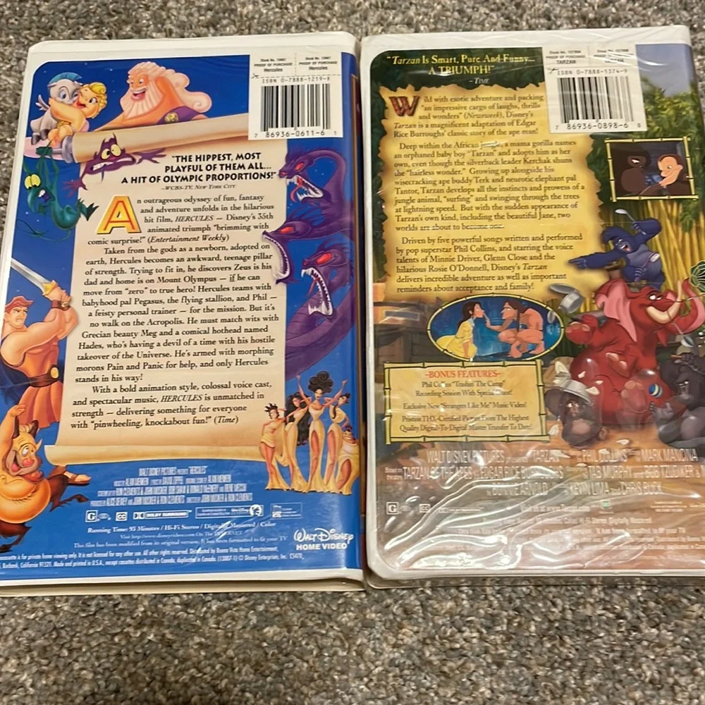 Disney VHS Tapes